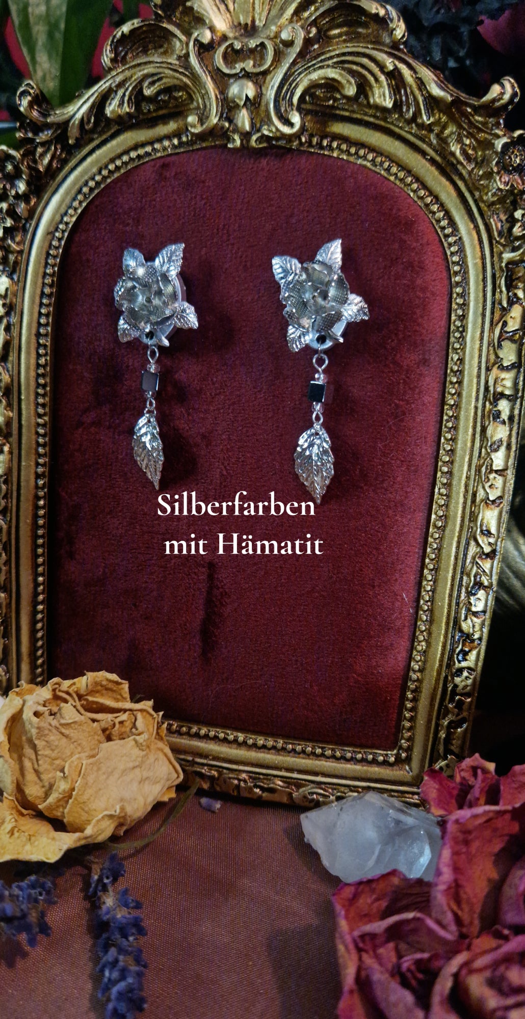 Ohrringe: Rosengarten