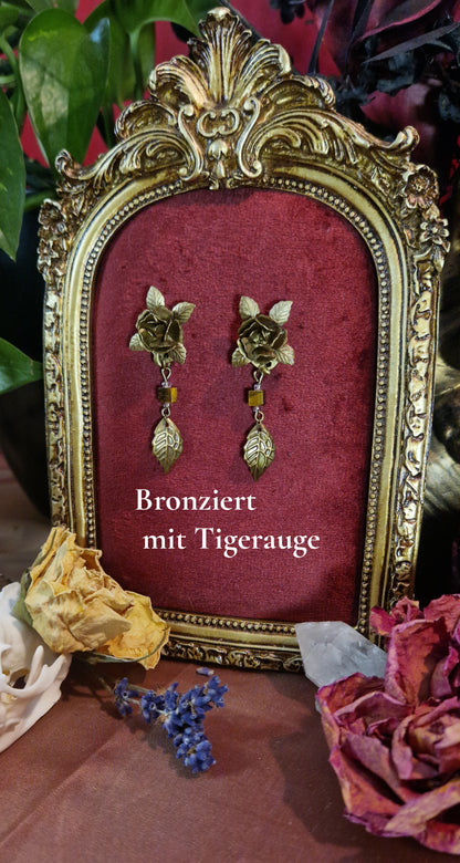 Ohrringe: Rosengarten